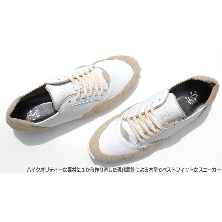 エマ スニーカー Ema Sun ホワイト ベージュ ハンドメイド レザースニーカー ゴートレザー メンズ 大人スニーカー おしゃれ かっこいい 革靴 ビジネス Sunwb フットパークヌシセ 通販 Yahoo ショッピング