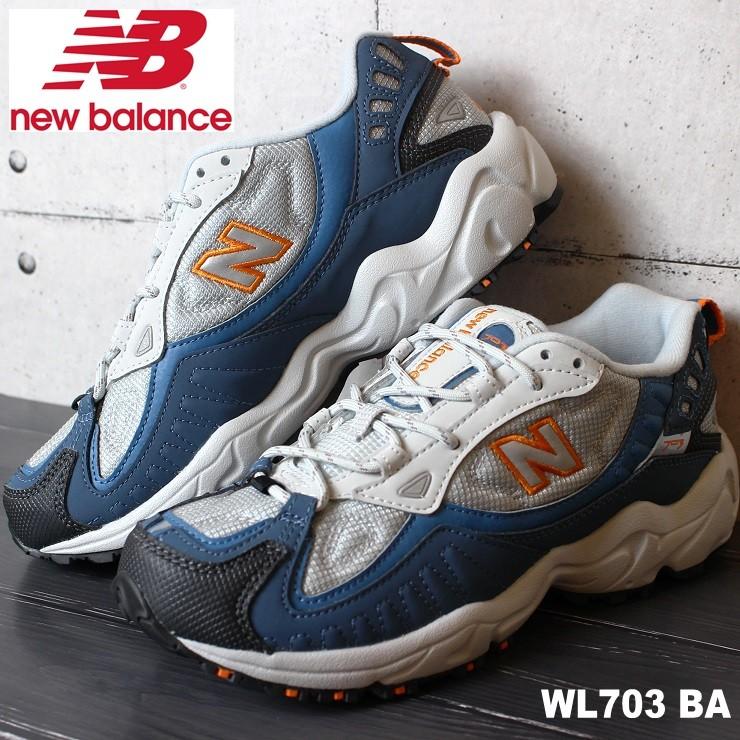 ニューバランス WL703 BA GRAY/BLUE new balance WL703BA スニーカー レディース アウトドア トレイル ダッド系  :wl703ba:フットパークヌシセ - 通販 - Yahoo!ショッピング