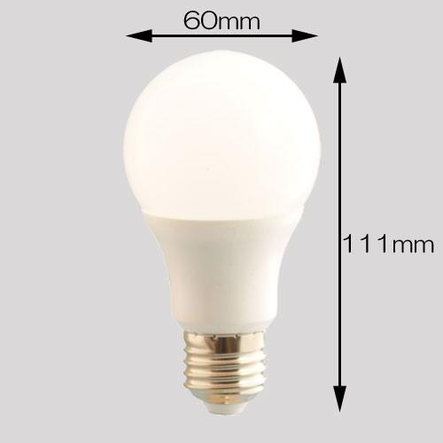 日本製コンデンサー使用】LED電球5W 40〜50W形相当 10個セット 6000K