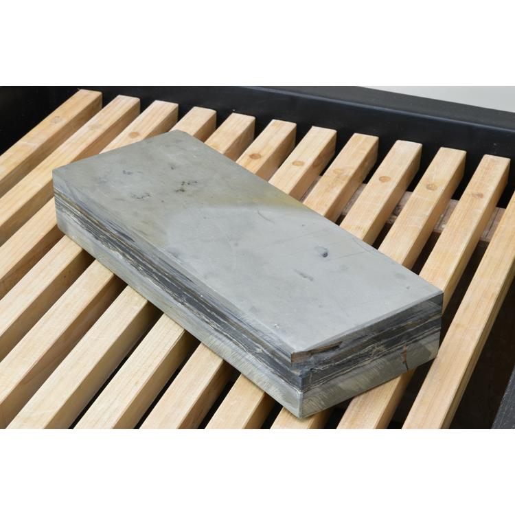 中山千枚層カラス砥石 仕上砥石 天然砥石 本物保証【使用品】 T5127-7
