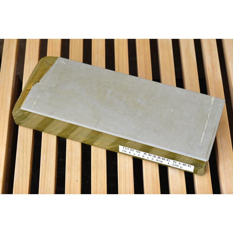 大突浅黄砥石 仕上砥石 天然砥石 本物保証【使用品】T5130-02 大突浅黄砥石 仕上砥石 天然砥石 本物保証【使用品】T5130-02