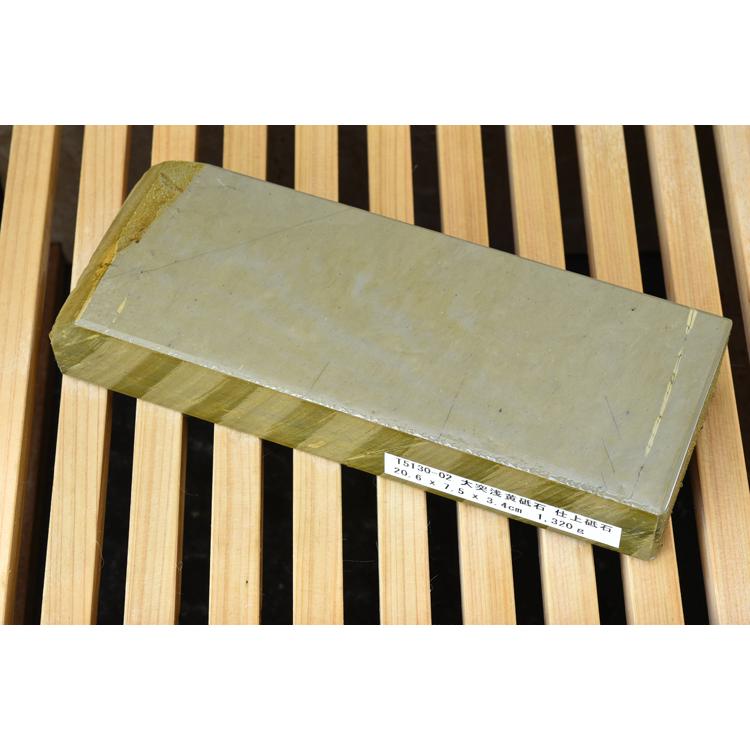 大突浅黄砥石 仕上砥石 天然砥石 本物保証【使用品】T5130-02 大突浅黄砥石 仕上砥石 天然砥石 本物保証【使用品】T5130-02