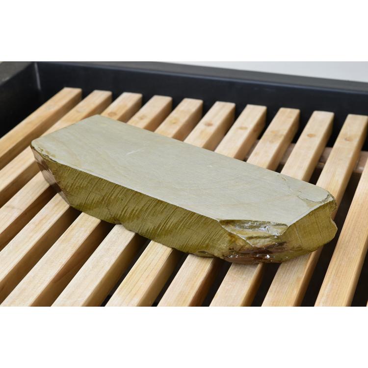 大平山 内曇り蓮華砥石 仕上砥石 天然砥石 本物保証【使用品】 T5111