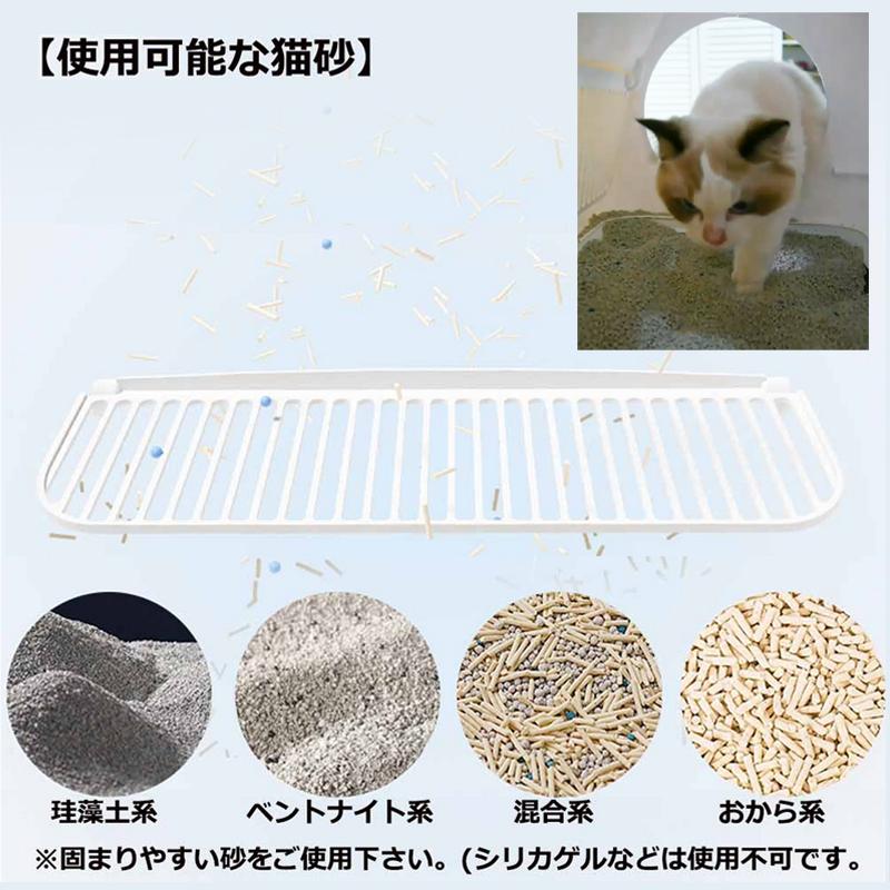 全自動猫トイレ ペットトイレ ドーム型 消臭 殺菌 スマホ操作 省