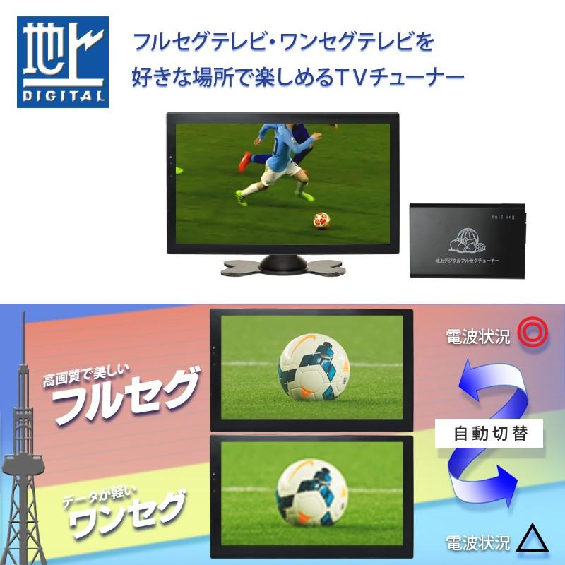 車載 テレビ チューナー デジタル 2×2 地デジ ワンセグ フルセグ
