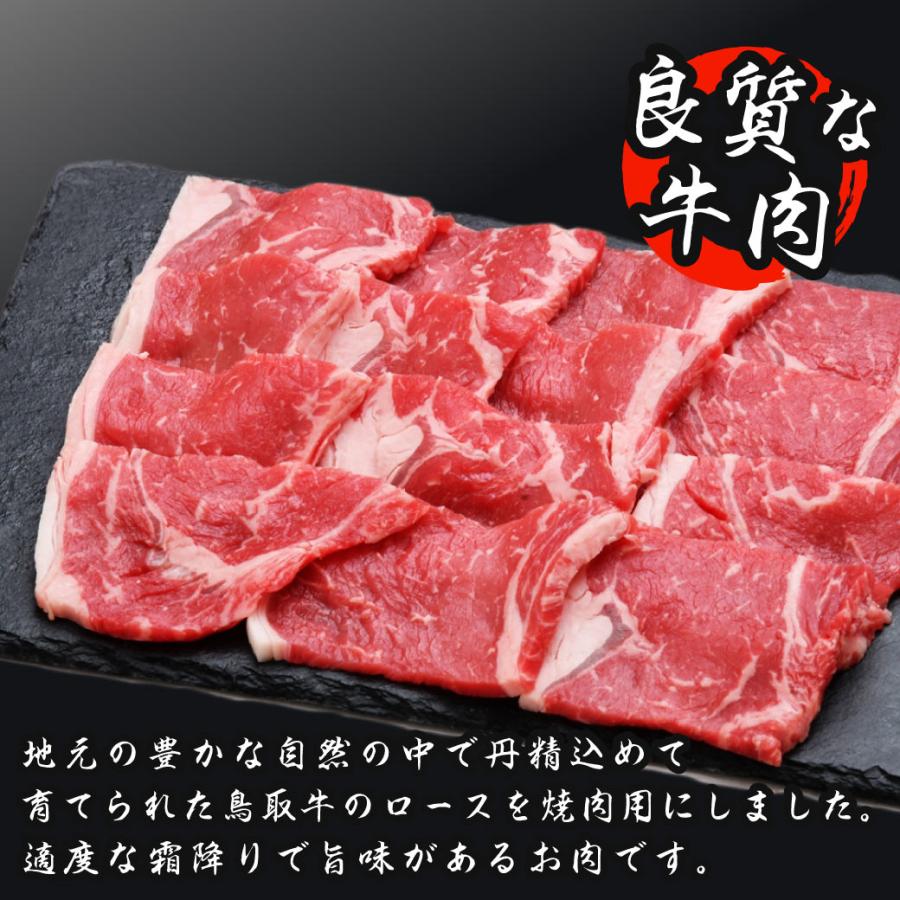 牛肉 焼肉 国産 ロース 鉄板焼き BQQ バーベキュー 340g 鳥取県産 ギフト｜mygift-shop｜03