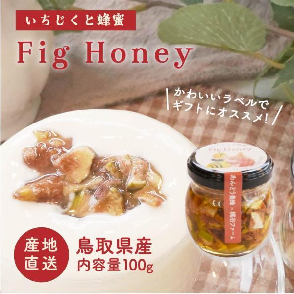 はちみつ いちじく 100g×1個 ハニー漬け ギフト イチジクの蜂蜜漬け 純粋 ハチミツ はちみつ漬け プレゼント 鳥取 送料無料(北海道・沖縄以外) | 