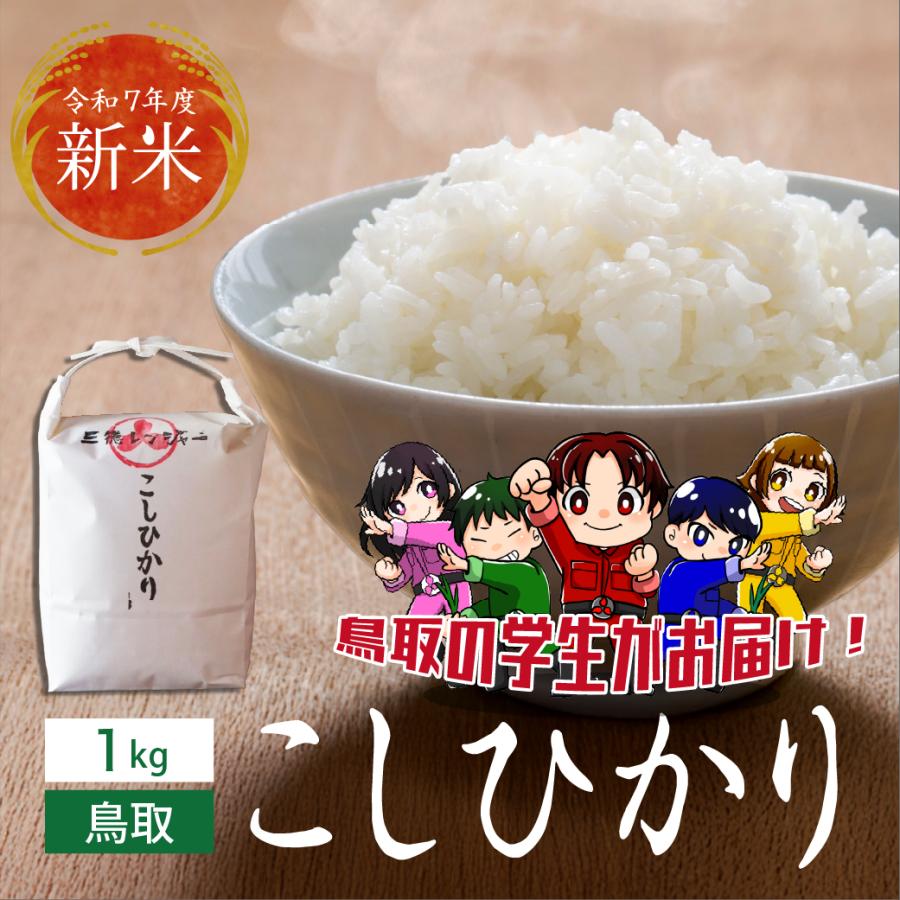 鳥取県産　コシヒカリ　新米です こしひかり 新米 令和7年産 鳥取県産 1kg 米 お米 白米 R7 三徳