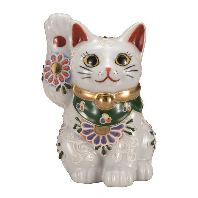九谷焼 4号招き猫 白盛 開院祝い 縁起物 猫 サロン まねきねこ 招猫 グッズ 置物 風水 母 敬老の日 取引先 古稀 おばあちゃん 社長 結婚祝い 可愛い Kutani Cat K7 1490 Mgビューティーサロンyahoo 店 通販 Yahoo ショッピング