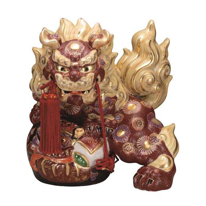 九谷焼 12号宝獅子 盛 雑貨 幸運 商売繁盛 グッズ ギフト 風水 獅子 新築祝い 開店祝い 内祝い 父の日 周年 おばあちゃん 部下 祝い 昇進祝い 入学祝い おすすめ Kutani Lion K7 1675 Mgビューティーサロンyahoo 店 通販 Yahoo ショッピング