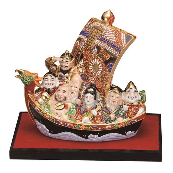豪華 おしゃれ インテリア かわいい オブジェ 記念品 内祝い 御祝い おしゃれ 和風 贈物 可愛い 内祝い 日本製 おしゃれ かわいい 日本 記念品 おすすめ 開運 プレゼント 盛 台 敷物付 7号七福神宝船 九谷焼 贈り物 結婚祝い インテリア雑貨 Www Miguelsaco Com
