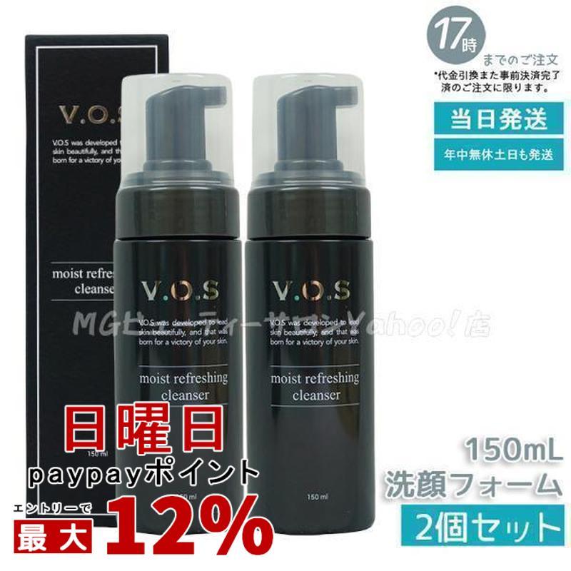 VOS モイストリフレッシングクレンザー黒 500ml洗顔料