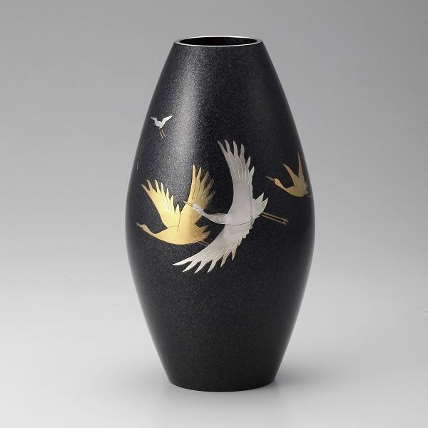 ホットスタイル 花瓶 フラワーベース 花器 新砲型 彫金千羽鶴 8号ギフト プレゼント オブジェ 玄関 置物 置き物 インテリア 贈り物 お祝い 内祝 新築 正規 激安 Rudra Enterprise Co In