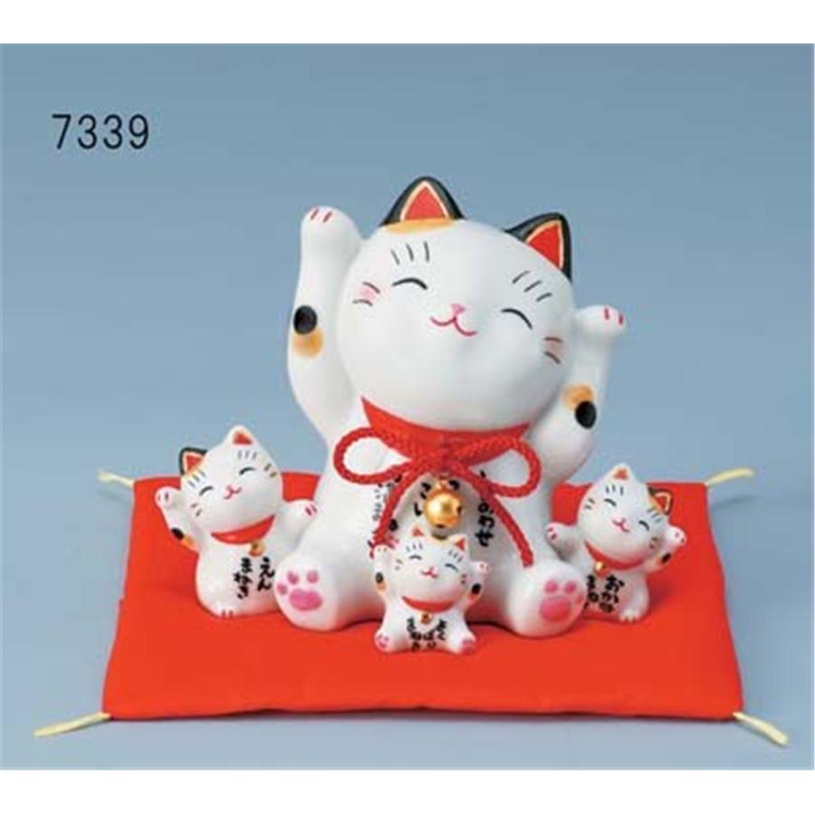 インテリア猫トリオ置物