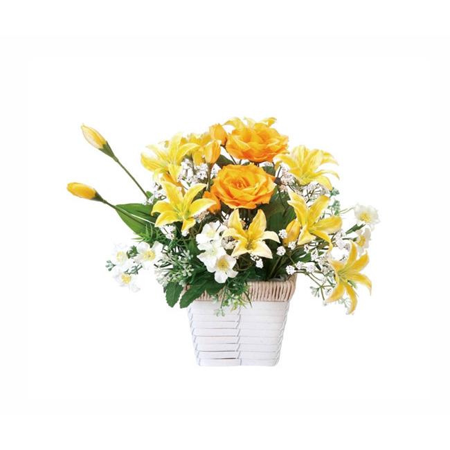 供え 観葉植物 風水 光触媒 アレンジフラワー 27cm 造花 フェイクグリーン フェイクフラワー 消臭 防菌