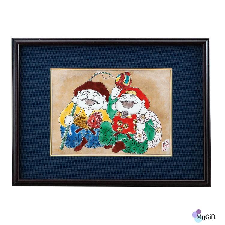 九谷焼 陶額 恵比寿大黒 K6 13 新築 記念品 法人ギフト 開店 事務所移転 開業 プレゼント お祝い お返し マイギフト Paypayモール店 通販 Paypayモール