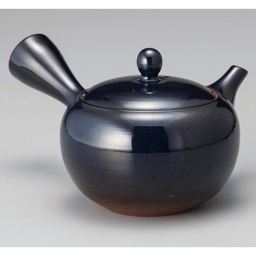 常滑焼急須 陶製茶こし急須 セラメッシュ 富仙青生子丸線段急須 おしゃれ 和食器 来客用 ティーポット お茶 きゅうす 母 銀婚式 株式公開記念 古希 傘寿 Tokoname Teapot M265 マイギフトヤフー店 通販 Yahoo ショッピング