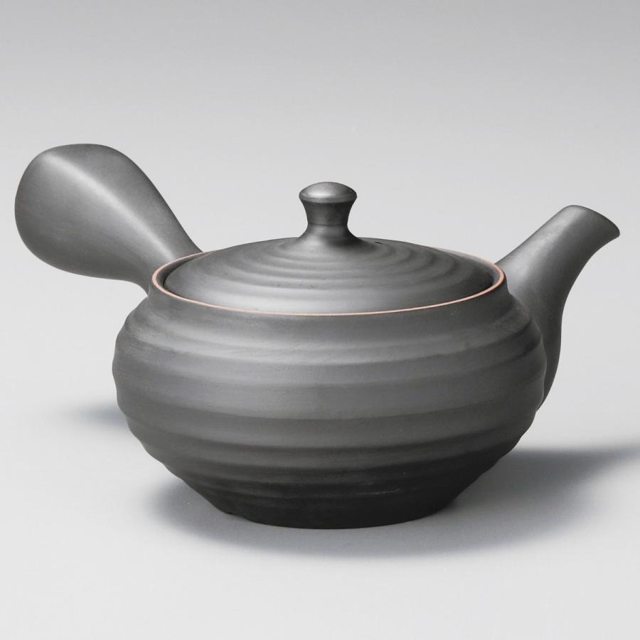 新作 大人気 常滑焼急須 深蒸し急須 エム網急須 晶光黒円太線段急須 急須 かわいい おしゃれ 来客用 和食器 ティーポット きゅうす 引き出物 赤ちゃん 和風 Discoversvg Com