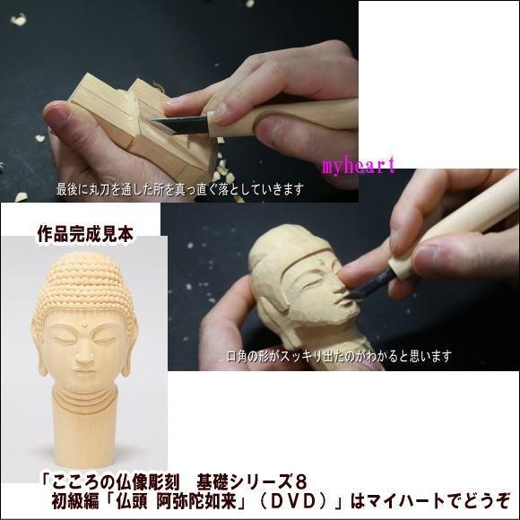 こころの仏像彫刻 初級編 基礎編 教材 新品セット こころの仏像彫刻 基礎シリーズ8 初級編「仏頭 阿弥陀如来