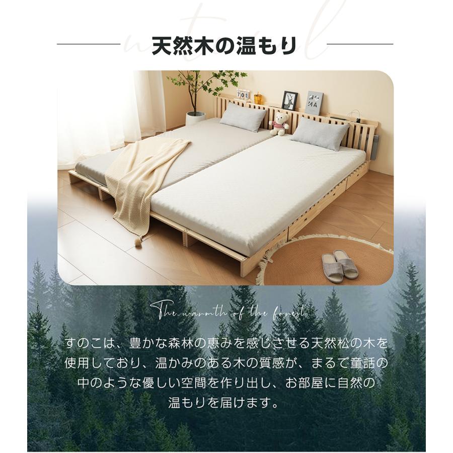 BTM 【「ハイタイプ」パレット16枚セット】パレットベッド ダブル