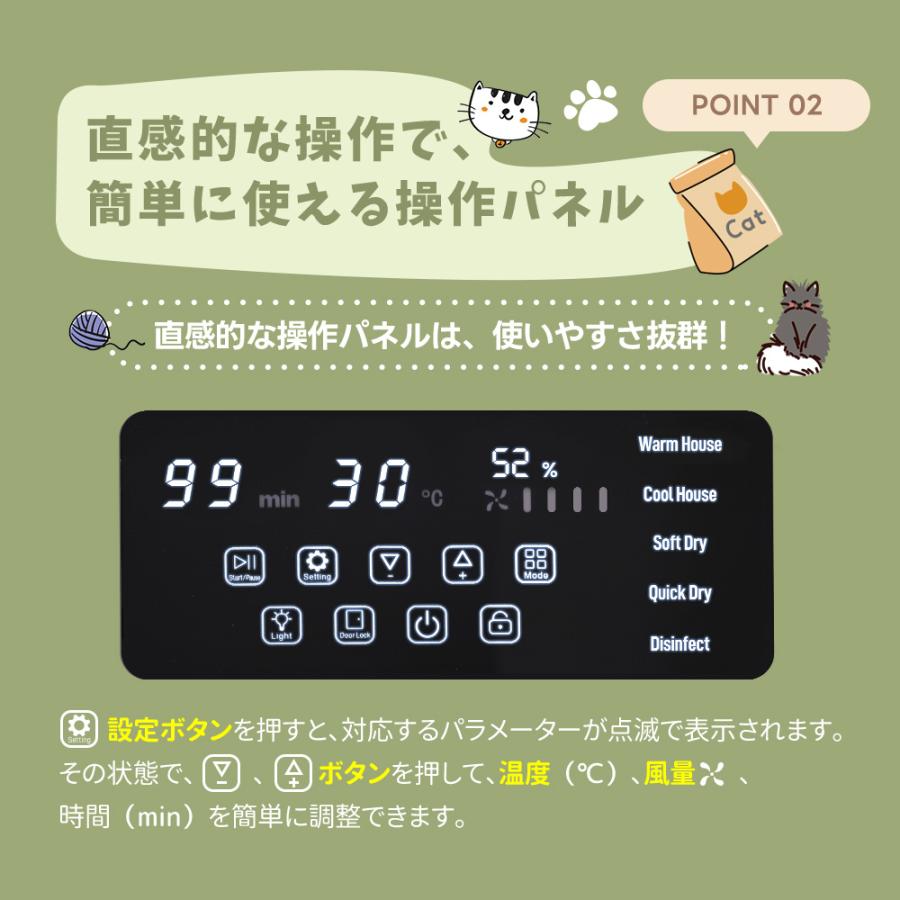 ペットドライヤー ペットハウス ドライヤー ボックス ハウス ドライ