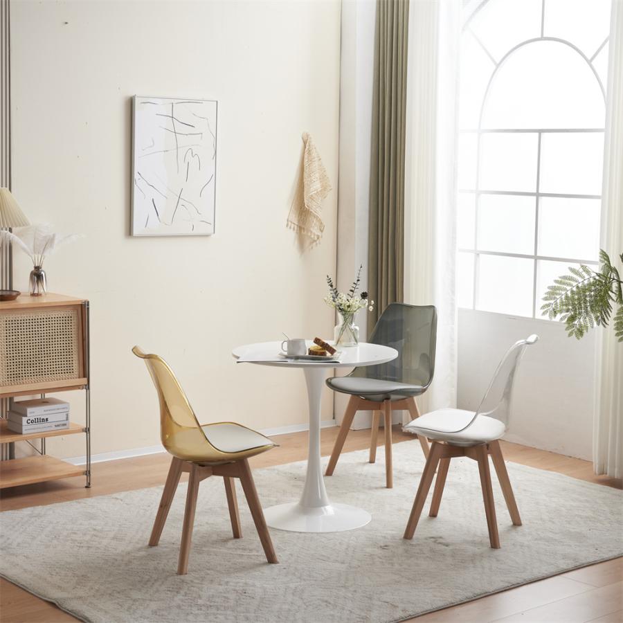 4脚セット ダイニングチェア 椅子 食卓椅子 背もたれ付き肘無