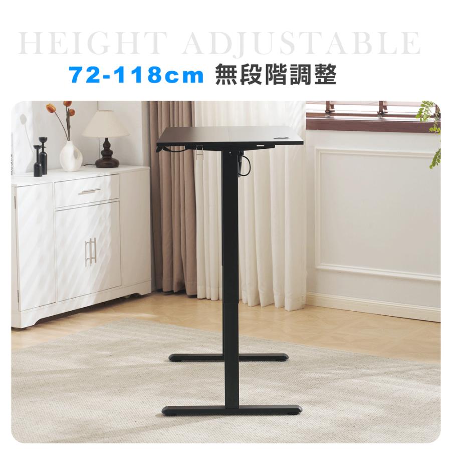 【美品・電動式】昇降デスク（ホワイト）メモリ機能付き・配線穴あり 電動昇降デスクメモリー機能付/白 | 和歌山県海南市 | ふるさと納税