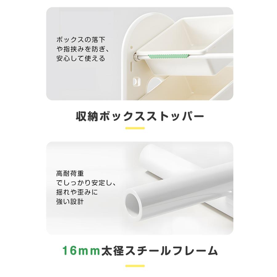 【4タイプ可選】おもちゃ 収納 ラック 4段 棚 おもちゃ箱 絵本棚 スリム オモチャ収納 こども キッズ 入学 入園 新生活 出産祝い プレゼントの画像