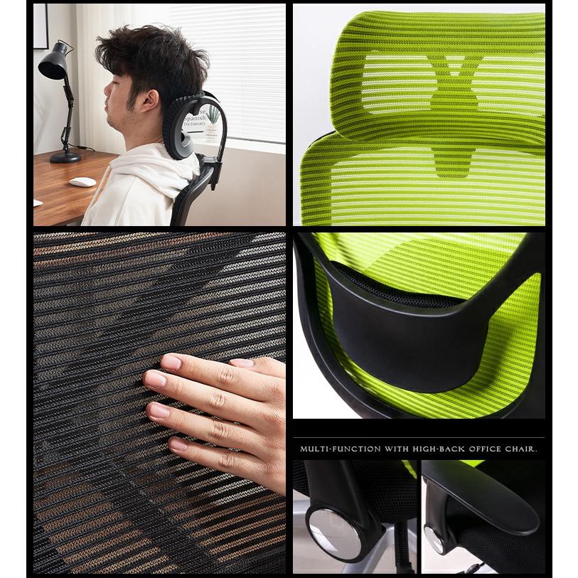 全品10%OFF】オフィスチェア メッシュ ハイバック ロッキング デスク