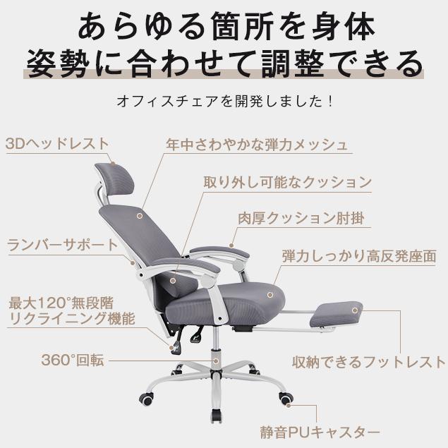BTM オフィスチェア 白 メッシュ ハイバック ヘッドレスト付き BTM オフィスチェア 白 メッシュ ハイバック ヘッドレスト付き
