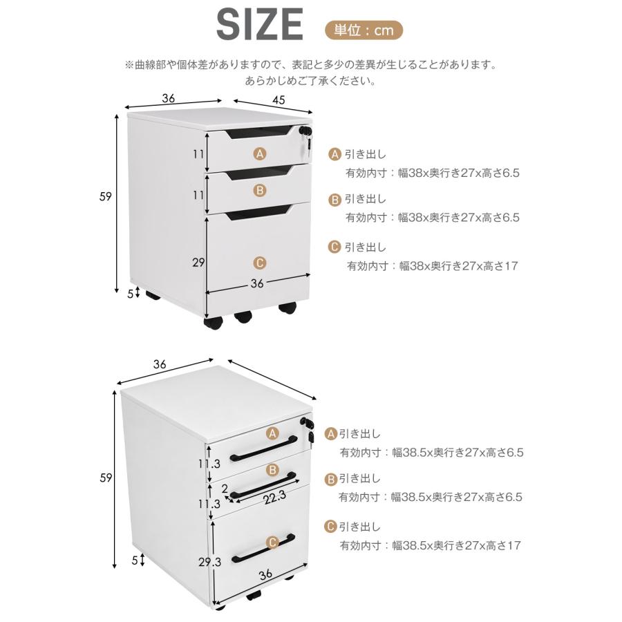 BTM 【全品10%OFF】【タイプA】デスクワゴン サイドワゴン 大容量 完成