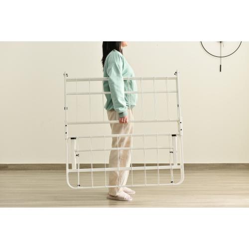 BTM パイプベッド 折りたたみ シングルベッド 軽量 組立簡単