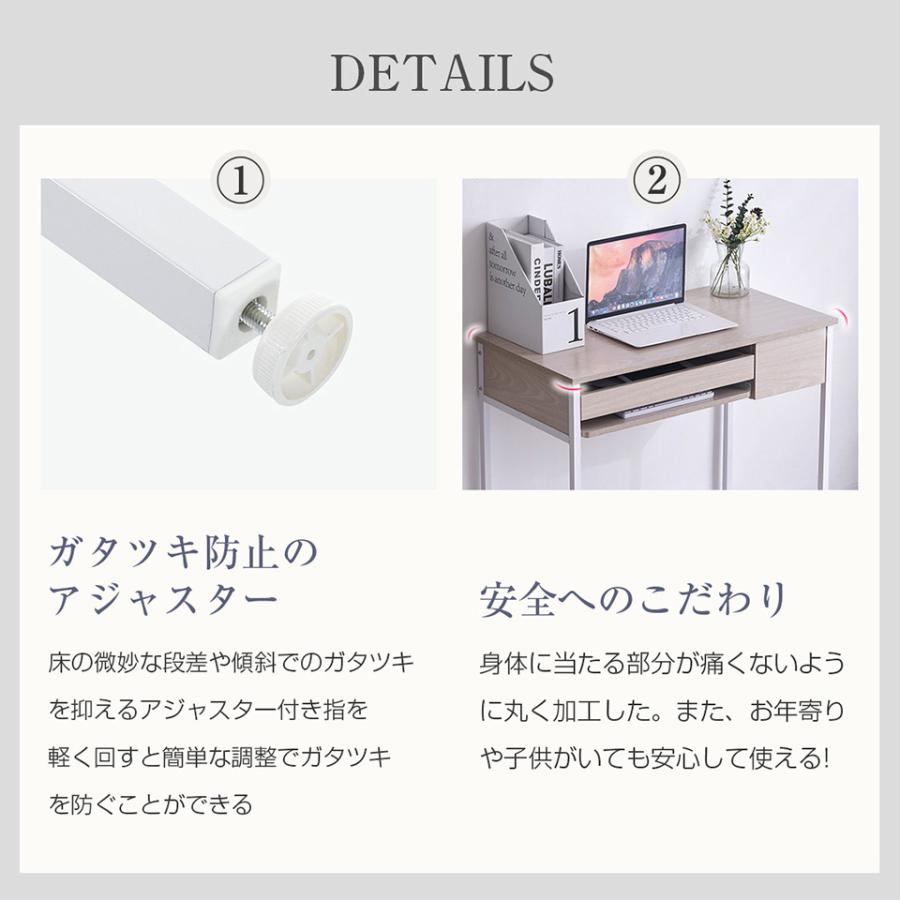 BTM パソコンデスク 引き出し付き 収納台 pcデスク 机 大理石柄 BTM パソコンデスク 引き出し付き 収納台 pcデスク 机 大理石柄