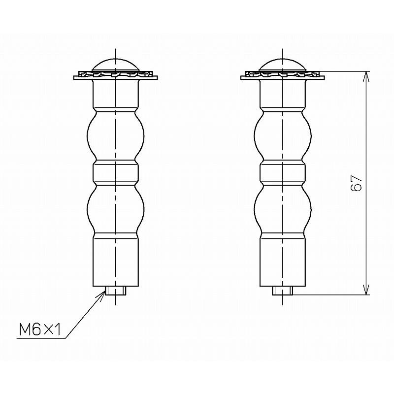 TOTO 便座用取付ボルト組品 TCM2769 旧品番D30172Z メール便対応