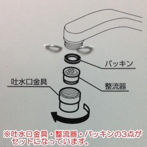 KVK MYMメンテナンス用パーツ 吐水口金具 KP893 メール便対応