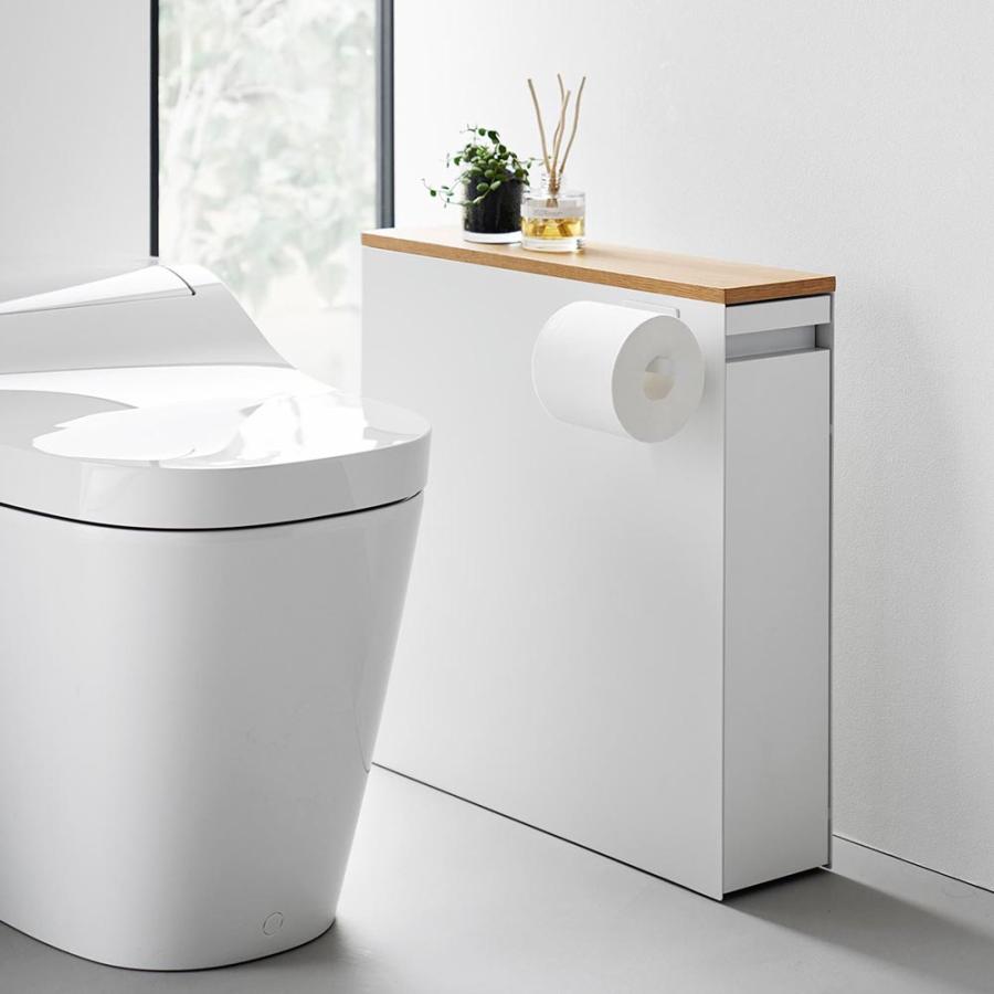 tower 山崎実業 隠せるトイレ引き出し収納 タワー トイレラック