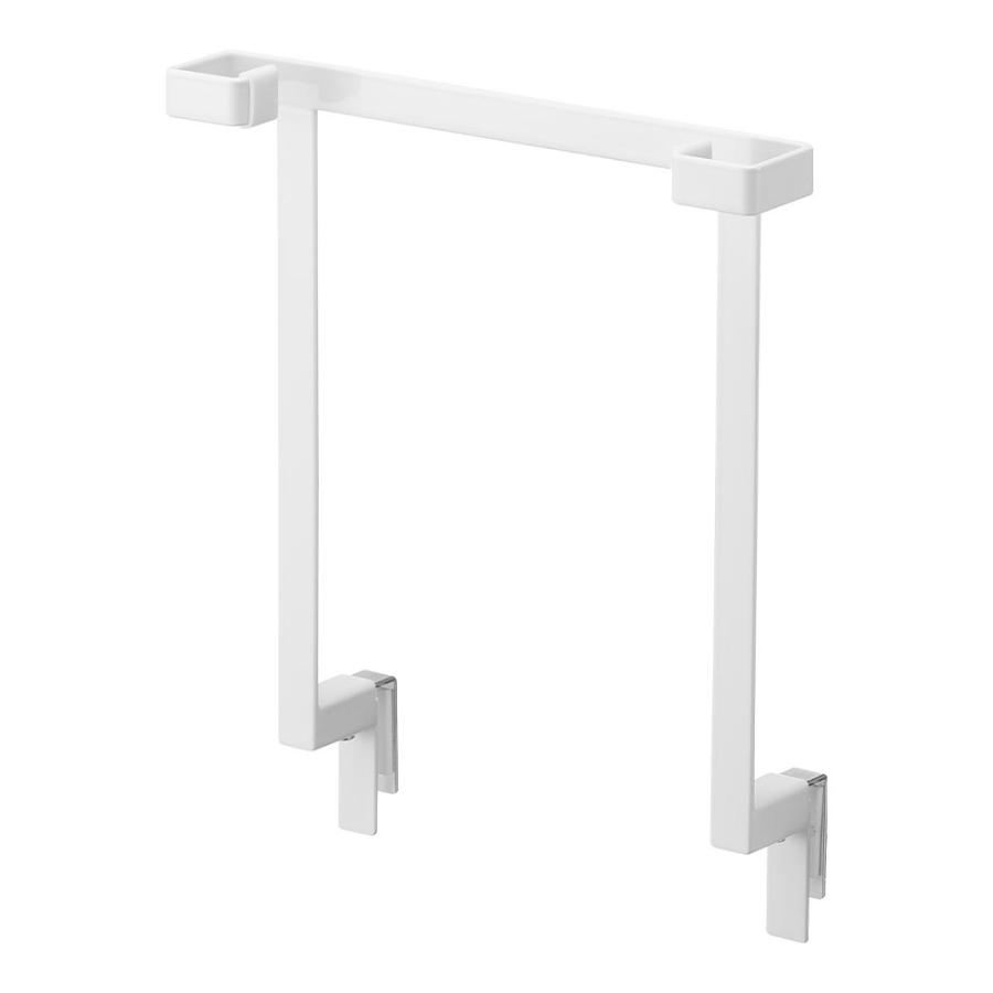 山崎実業 tower キッチンシンク下収納扉レジ袋ハンガー タワー ゴミ入れ 簡易 レジ袋ホルダー ゴミ箱 yamazaki 公式 ブラック ホワイト 10332 10333 | tower | 01