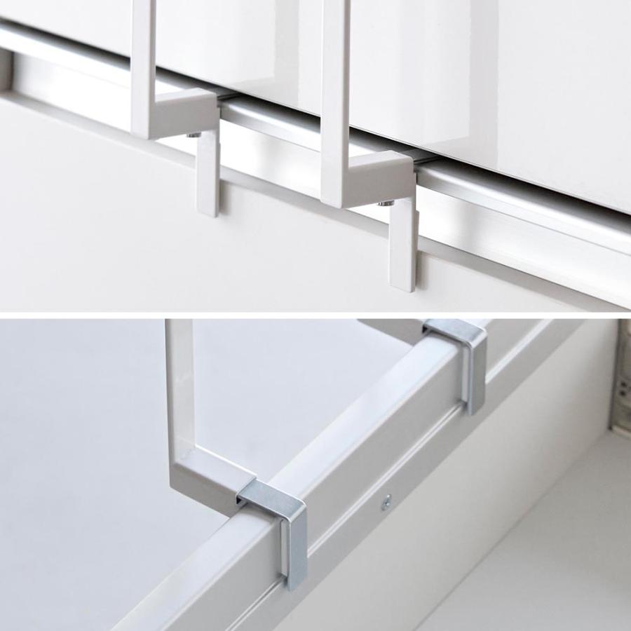 山崎実業 tower キッチンシンク下収納扉ポリ袋ホルダー タワー ゴミ入れ 簡易 ふた付き 蓋付き ゴミ箱 yamazaki 公式 ブラック ホワイト 10334 10335 | tower | 12