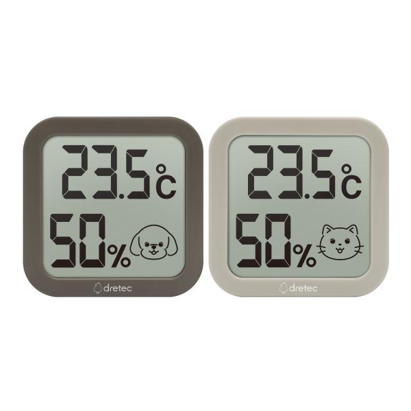 ドリテック ペット用温湿度計 ここちイーワン ここちイーニャン