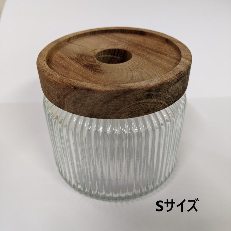 キャニスター アカシア Sサイズ Mサイズ Lサイズ SALUS 4521540262520 2537 2544 調味料 ハーブ キッチン おしゃれ ガラス 天然木 佐藤金属興業 | SALUS（キッチン） | 01