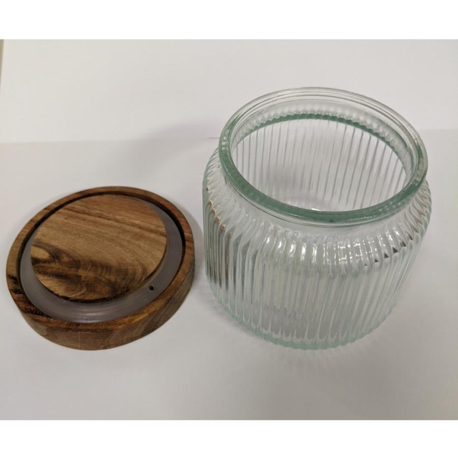 キャニスター アカシア Sサイズ Mサイズ Lサイズ SALUS 4521540262520 2537 2544 調味料 ハーブ キッチン おしゃれ ガラス 天然木 佐藤金属興業 | SALUS（キッチン） | 02