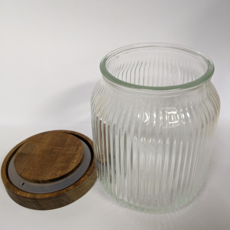 キャニスター アカシア Sサイズ Mサイズ Lサイズ SALUS 4521540262520 2537 2544 調味料 ハーブ キッチン おしゃれ ガラス 天然木 佐藤金属興業 | SALUS（キッチン） | 05