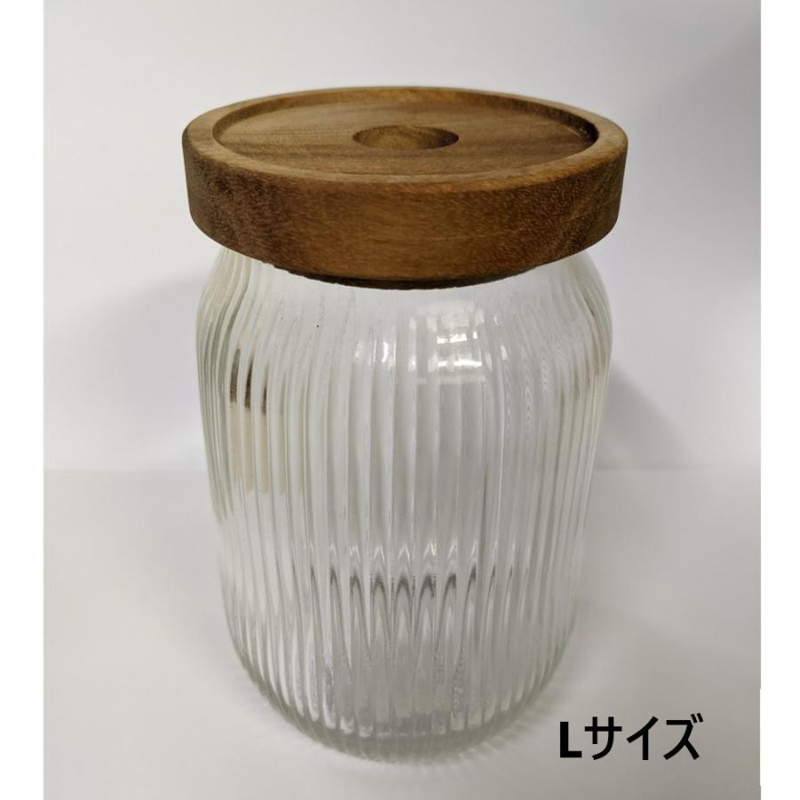 キャニスター アカシア Sサイズ Mサイズ Lサイズ SALUS 4521540262520 2537 2544 調味料 ハーブ キッチン おしゃれ ガラス 天然木 佐藤金属興業 | SALUS（キッチン） | 07