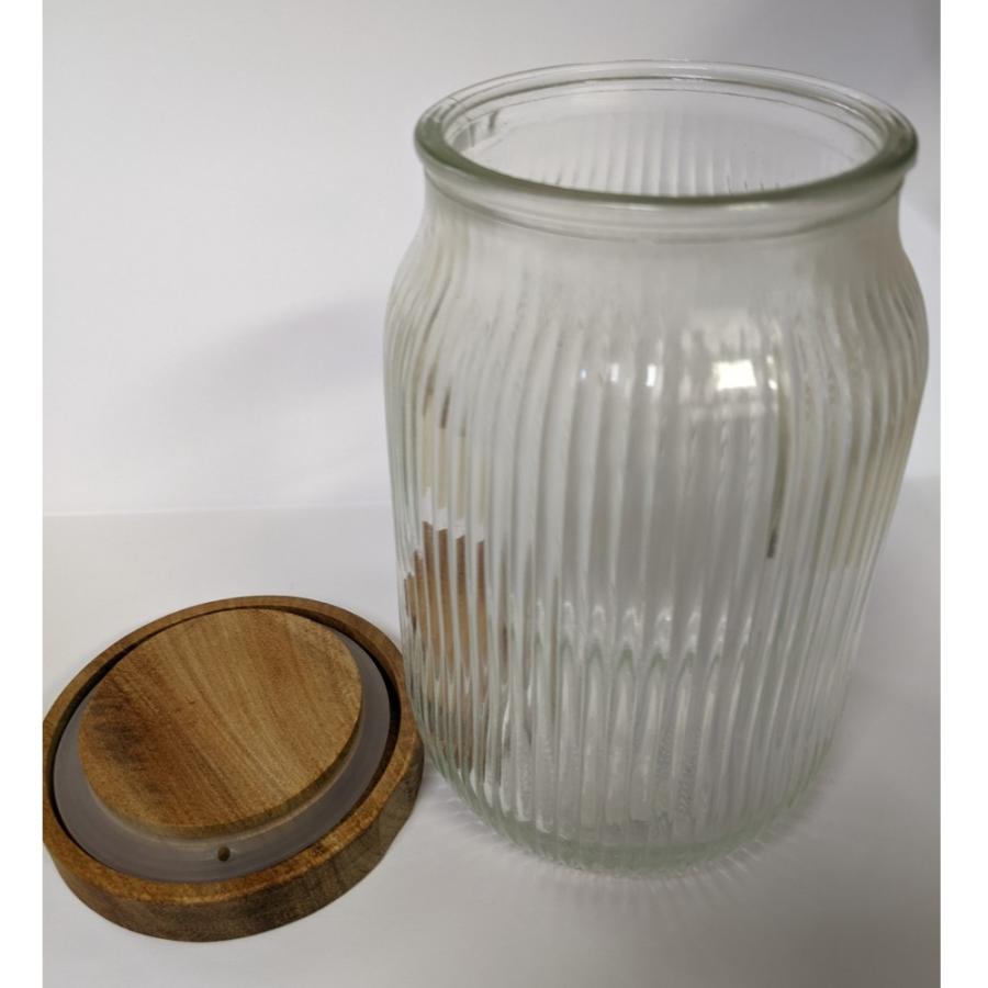 キャニスター アカシア Sサイズ Mサイズ Lサイズ SALUS 4521540262520 2537 2544 調味料 ハーブ キッチン おしゃれ ガラス 天然木 佐藤金属興業 | SALUS（キッチン） | 08