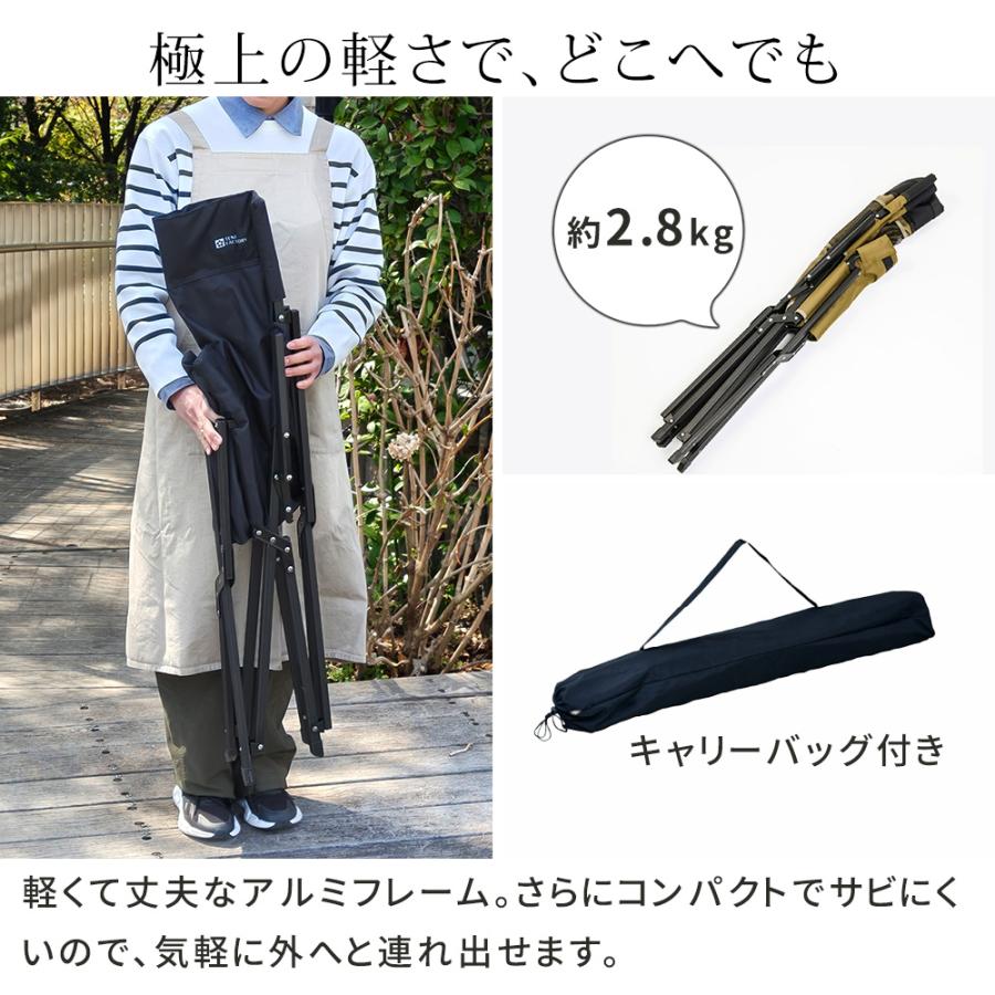 ハイバックチェア 2脚セット STF-CHB-2P ブラック モスグリーン サンド
