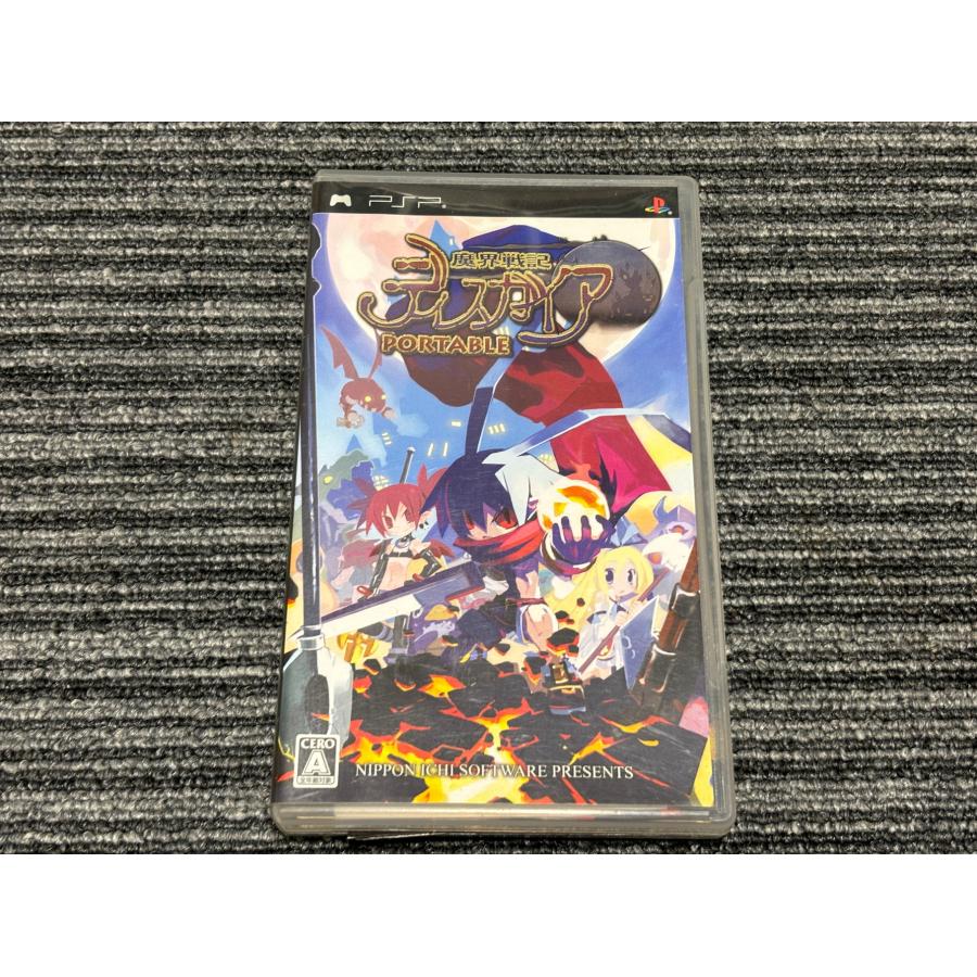 PSP ソフト 魔界戦記 ディスガイア ポータブル ケース付き 