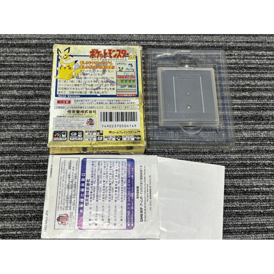 任天堂 ゲームボーイ ソフト ポケットモンスター 金 カセット GB 箱