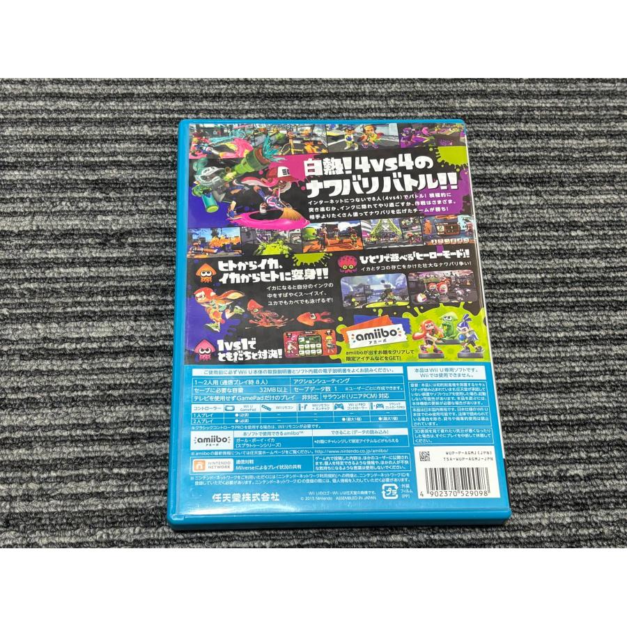 Wii U WiiU ソフト スプラトゥーン Splatoon 任天堂 ウィーユー （2