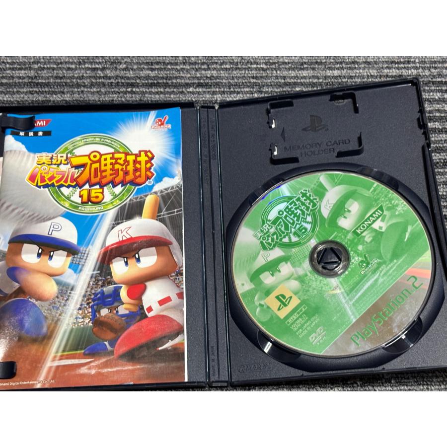 PlayStation プレステ2 ソフト 実況パワフルプロ野球15 playstation2
