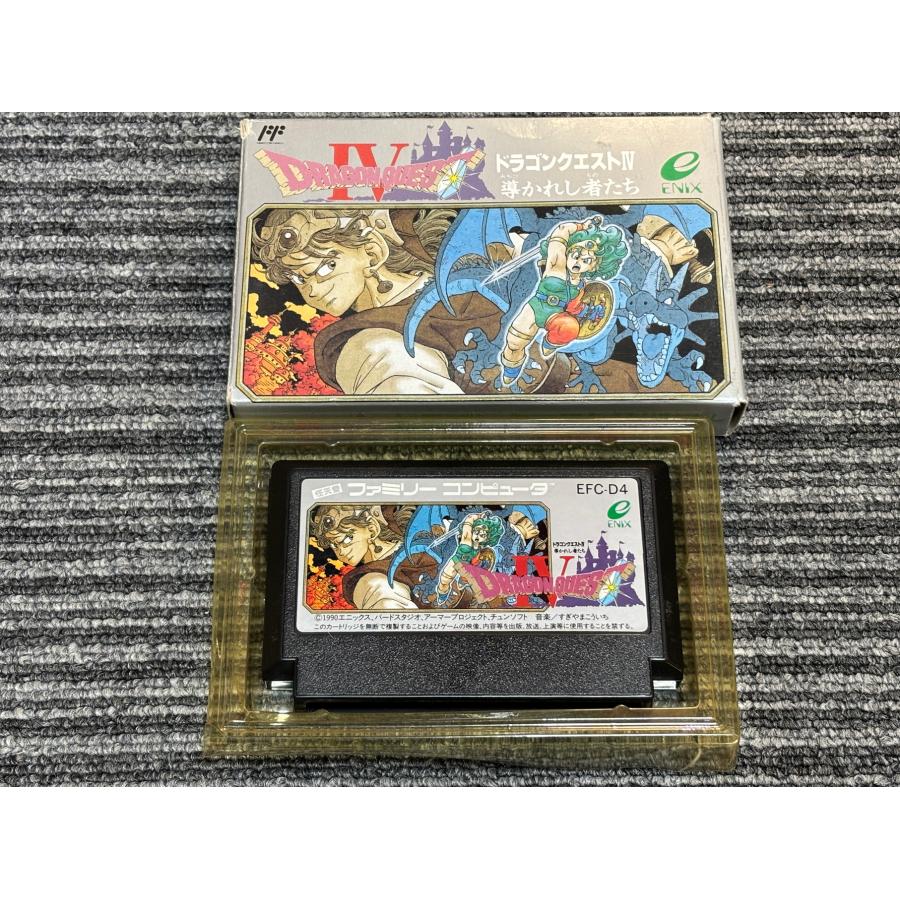 値下げ ☆ Nintendo ファミコン ソフト ドラゴンクエスト 4本セット 任天堂（Nintendo） ファミコン カセット ソフト ドラゴンクエスト4